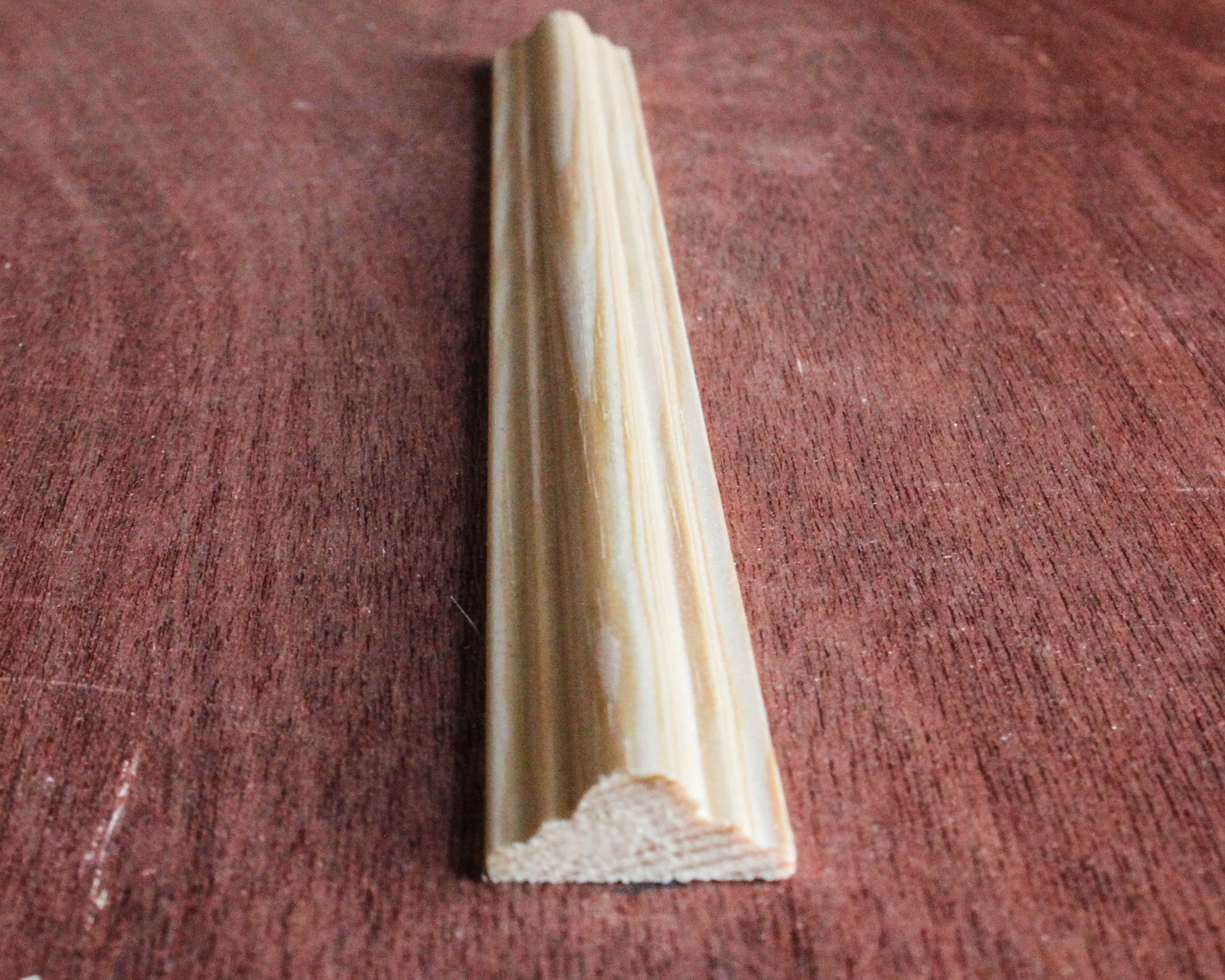  8x21mm   Double Astragal Moulding  in premium grade clear Pine