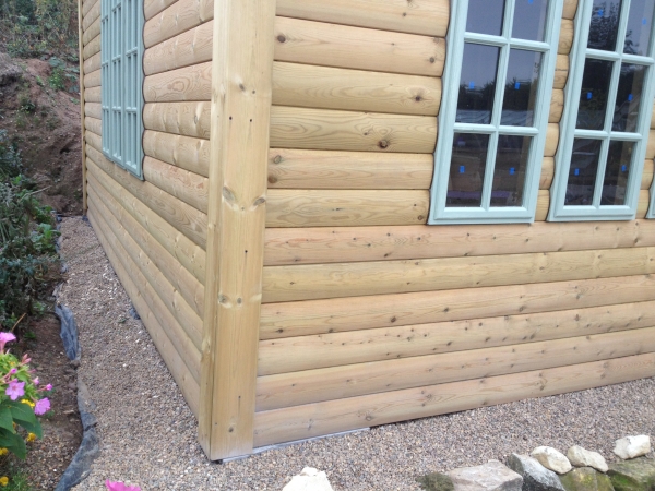 25 x 100 Planed Loglap Treated Tanalith E Extra