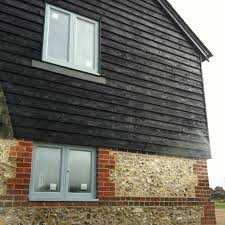 Prepainted Black Rebated Timber Cladding Prepacked