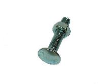 Coach Bolts cup square Hex Head BZP